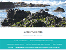 Tablet Screenshot of jamesacox.com